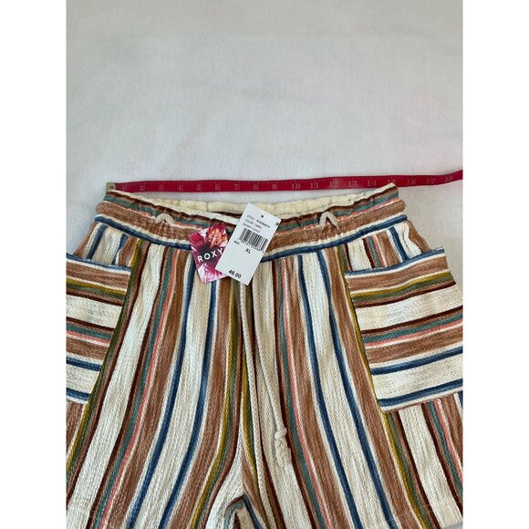 ROXY Sunny Coasy Stripe Shorts Women's size XL NEW 2025 - Picture 5 of 9